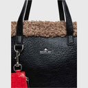 REPLAY COZY MOD Shopper aus weichem PU mit Kunstfell und abnehmbarem Lack-Geldbeutel