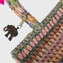 ANOKHI BOOK TOTE CROCHET Handtasche gross