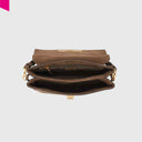 ABRO TWIST Schultertasche Leder Suede