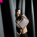 ABRO WILLOW Shopper gross Leder Agave