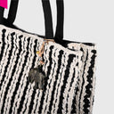 ANOKHI BOOK TOTE CROCHET Handtasche mittel