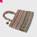 ANOKHI BOOK TOTE CROCHET Handtasche gross