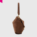 ABRO TEMI Schultertasche mittel Leder Suede