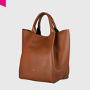 ABRO ESSENTIAL Shopper mittel Leder Agave