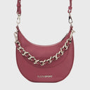 DEVON Hobo-Tasche aus umweltfreundlichem Kunstleder mit verstellbarem Schulterriemen und metallischem Logo