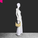 ABRO NANA Beuteltasche klein Raffia