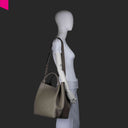 ABRO ESSENTIAL Shopper gross Leder Agave
