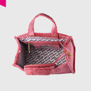 IRIS CRINKLED VELVET Shopper mittel