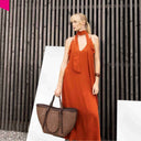 ABRO COSMO Shopper gross Raffia