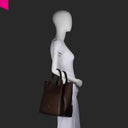 ABRO ESSENTIAL Shopper mittel Leder Agave