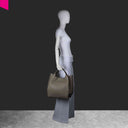 ABRO ESSENTIAL Shopper gross Leder Agave