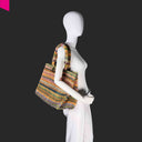 ANOKHI BOOK TOTE CROCHET Handtasche gross