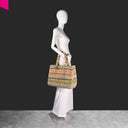 ANOKHI BOOK TOTE CROCHET Handtasche gross