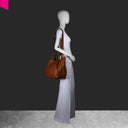 ABRO ESSENTIAL Shopper mittel Leder Agave