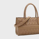EMILY & NOAH DONATELLA Handtasche aus Feinsynthetik mit zwei Tragegriffen und verstellbarem Umhängeriemen