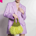 HIBOURAMA VANNIFIQUE MINI PLUMES Handtasche